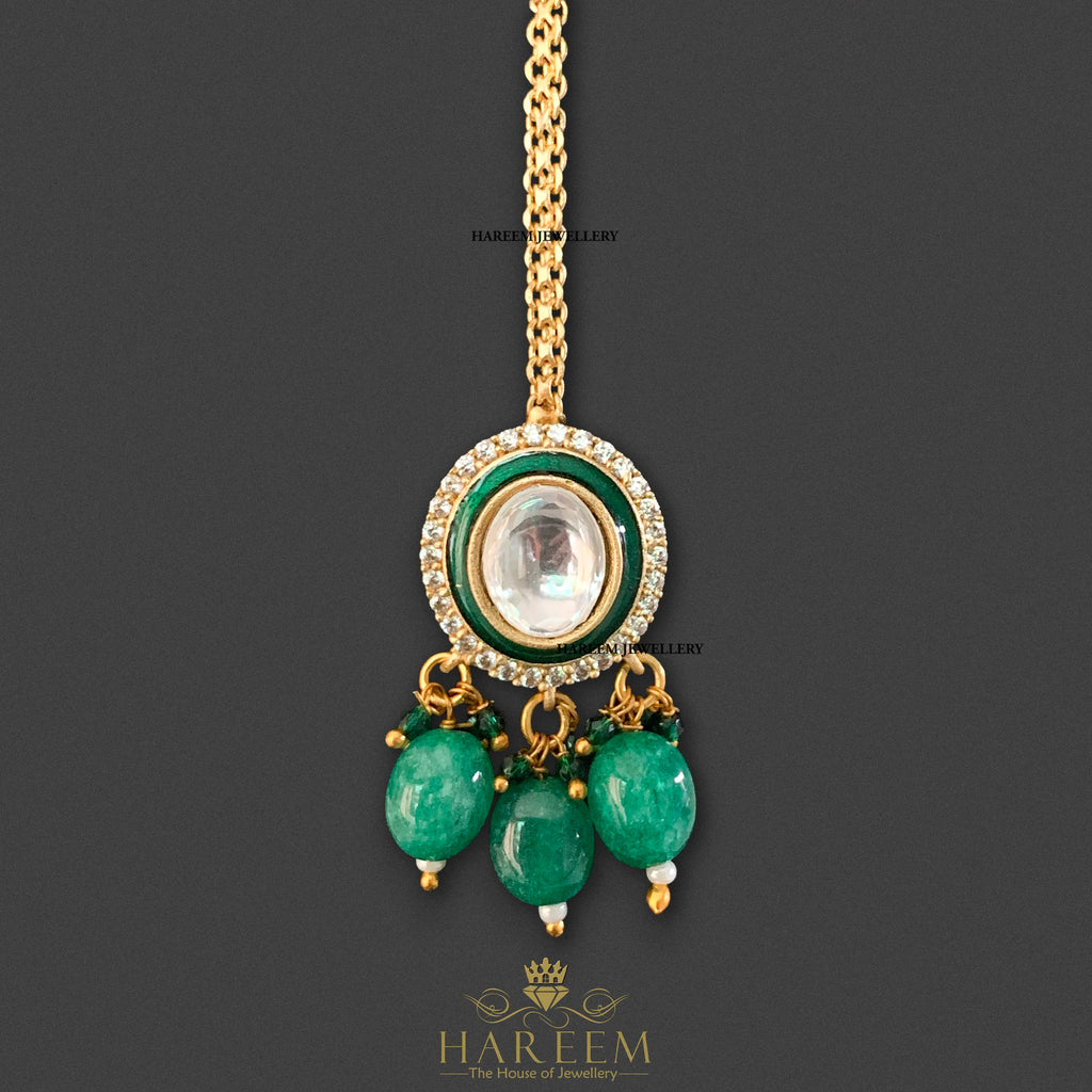 Ujala Polki  set - Emerald