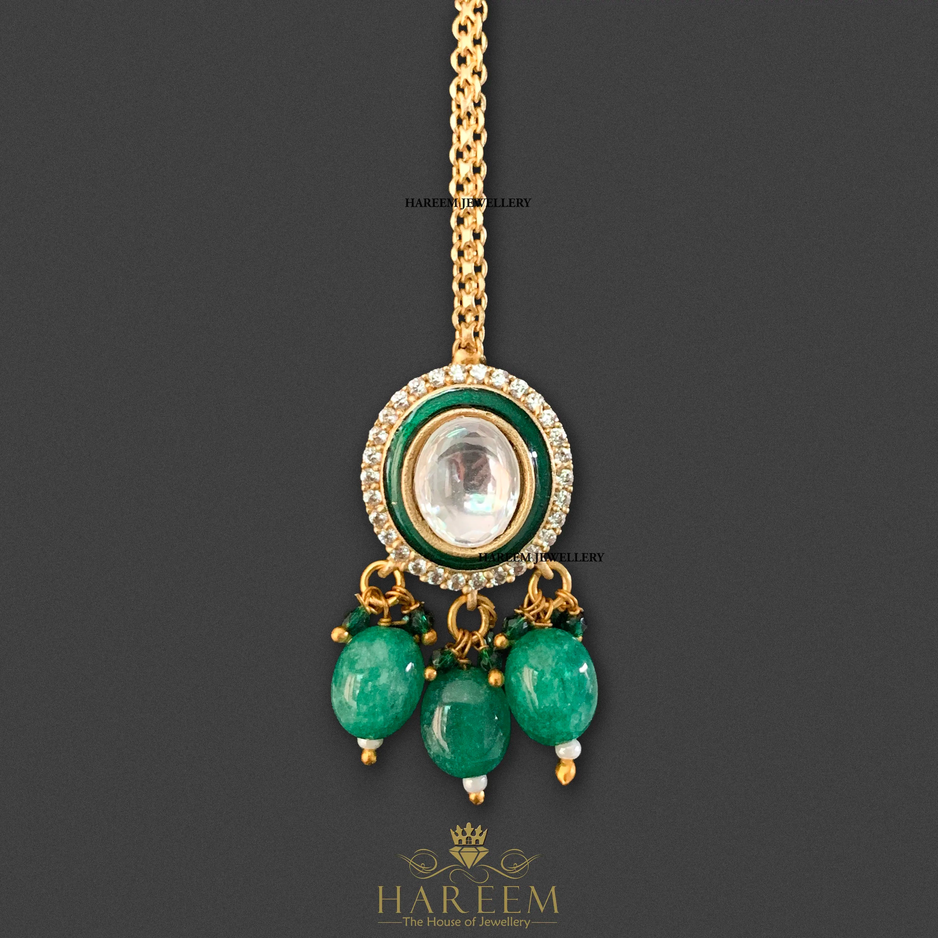 Ujala Polki  set - Emerald