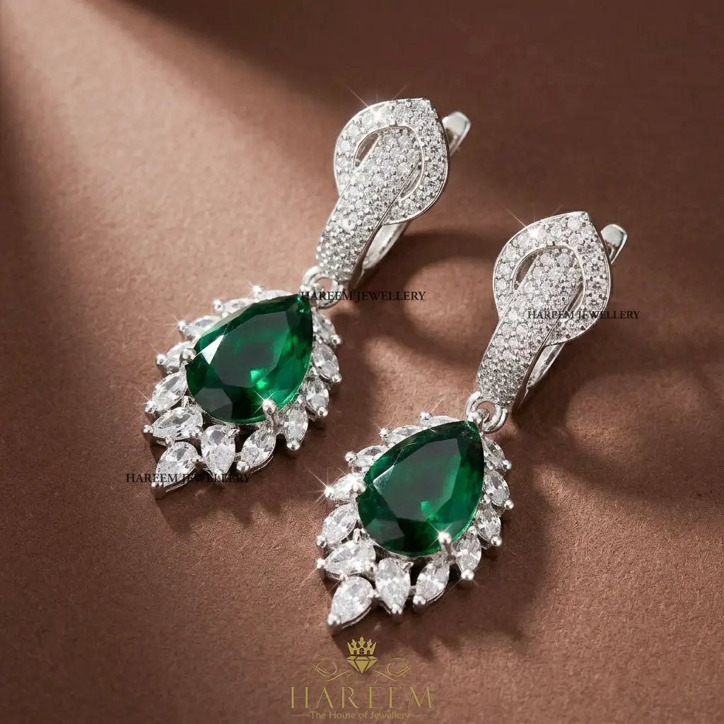 Elsa Emerald diamond style Set