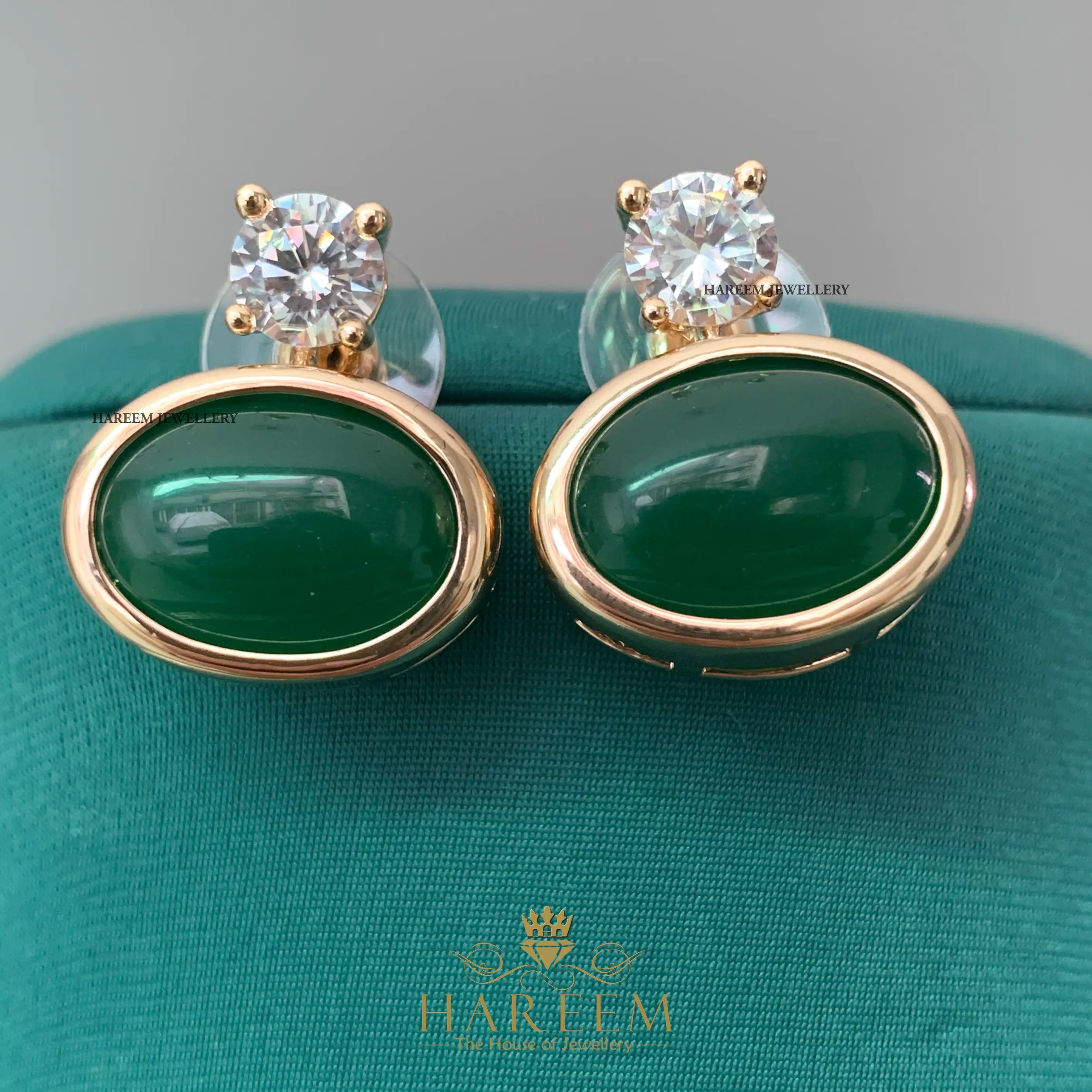 Emerald Beauty Stone Necklace Set