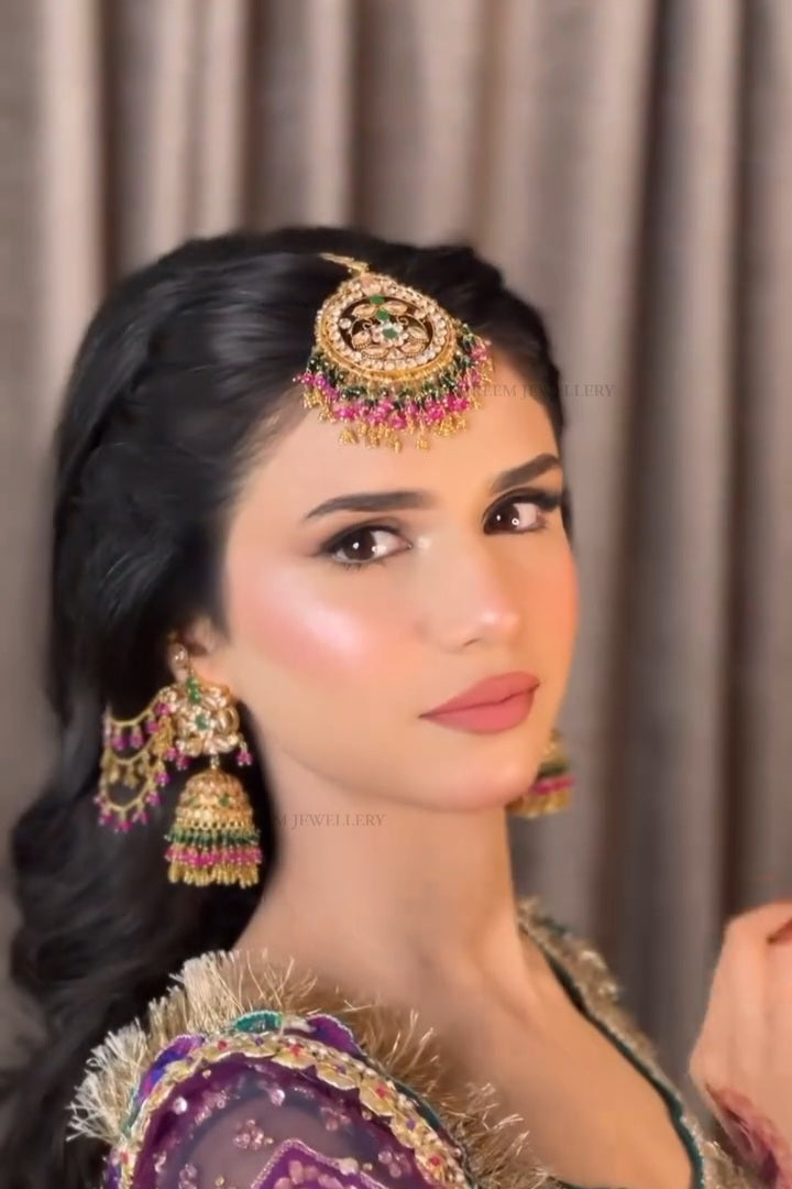 Nehaal Earrings Tika Combo
