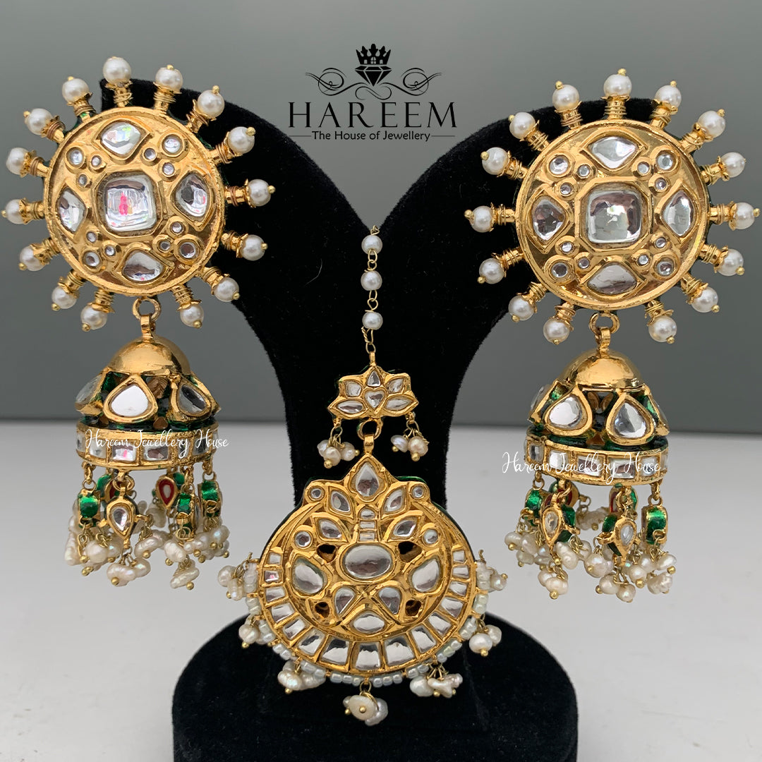 Jannat - Thappa Deluxe Gold bridal set