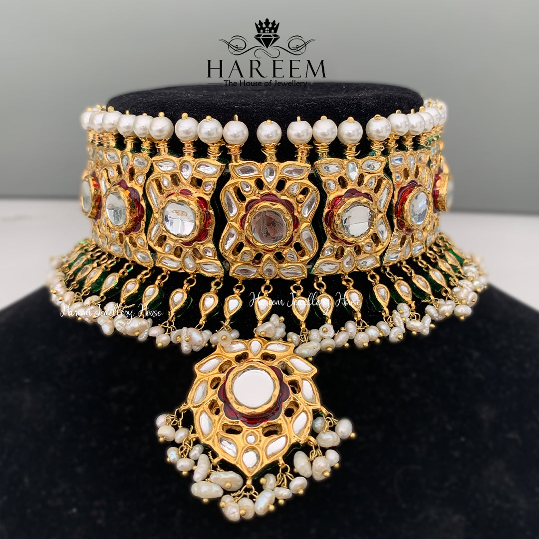 Jannat - Thappa Deluxe Gold bridal set