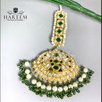 Ifrah - Emerald Jhumky bindia