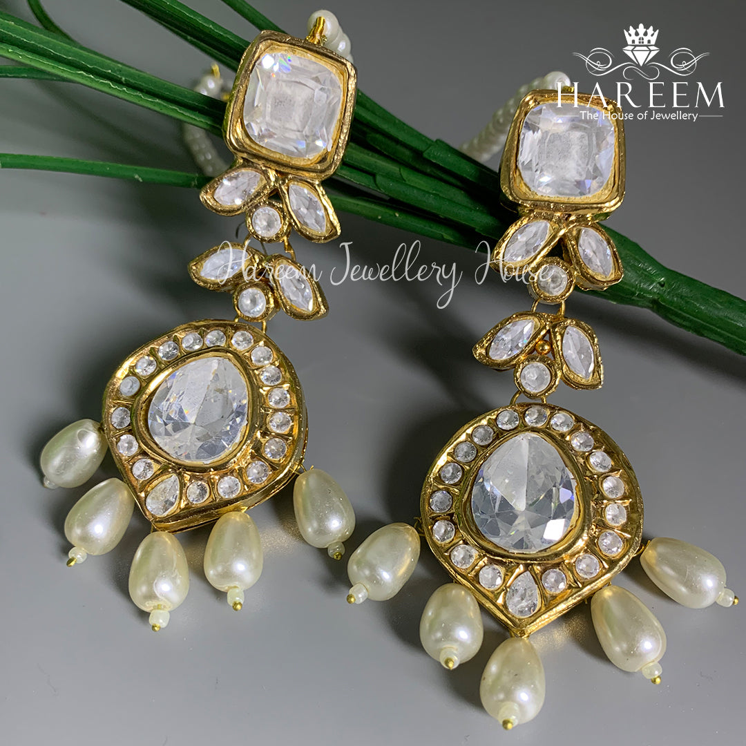 Yashmah - Polki Earrings