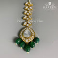 Yashmah - Emerald Polki tika