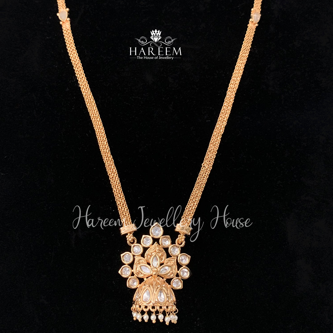 Goyal traditionsl polki pendant set