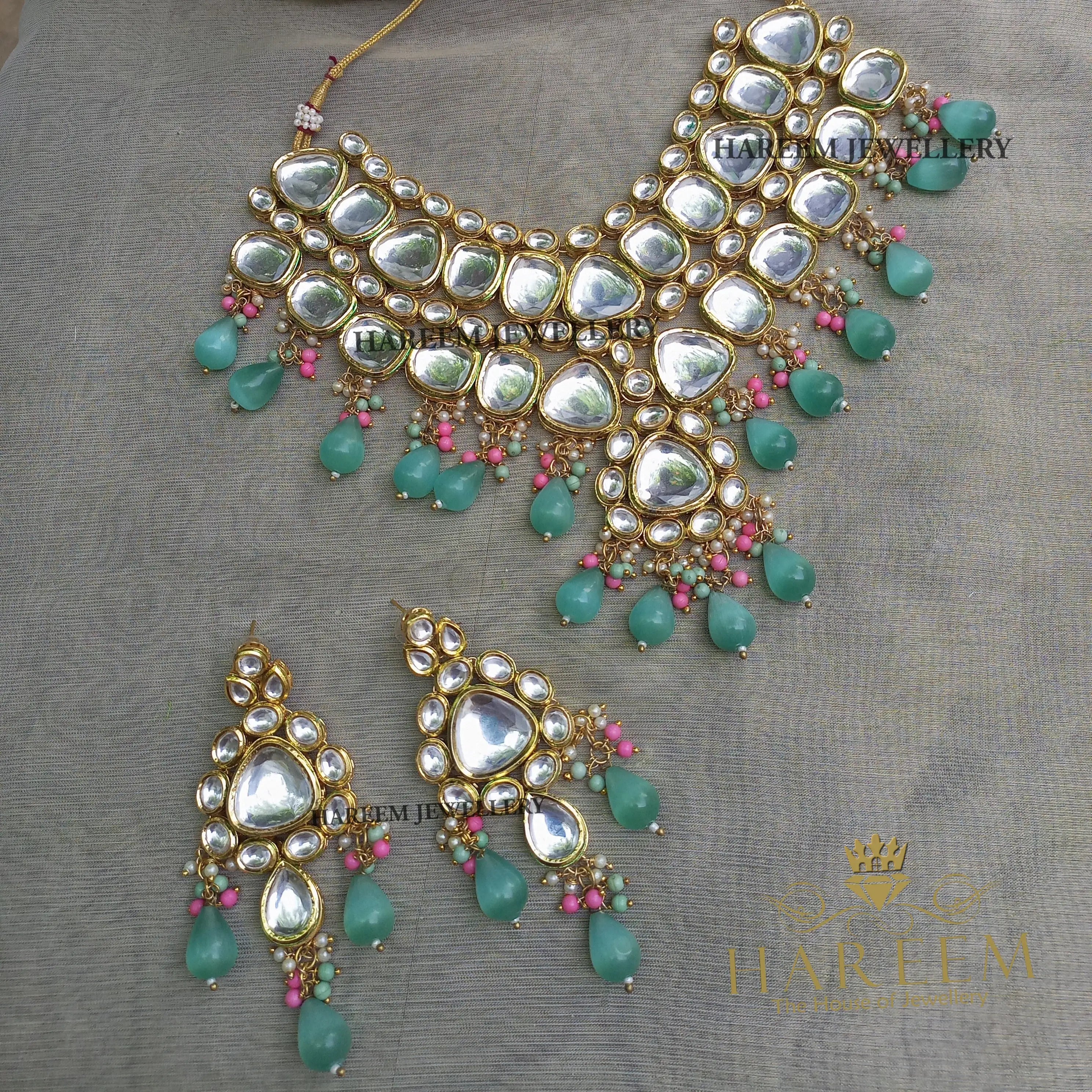 Shifa Jaipuri Kundan Set