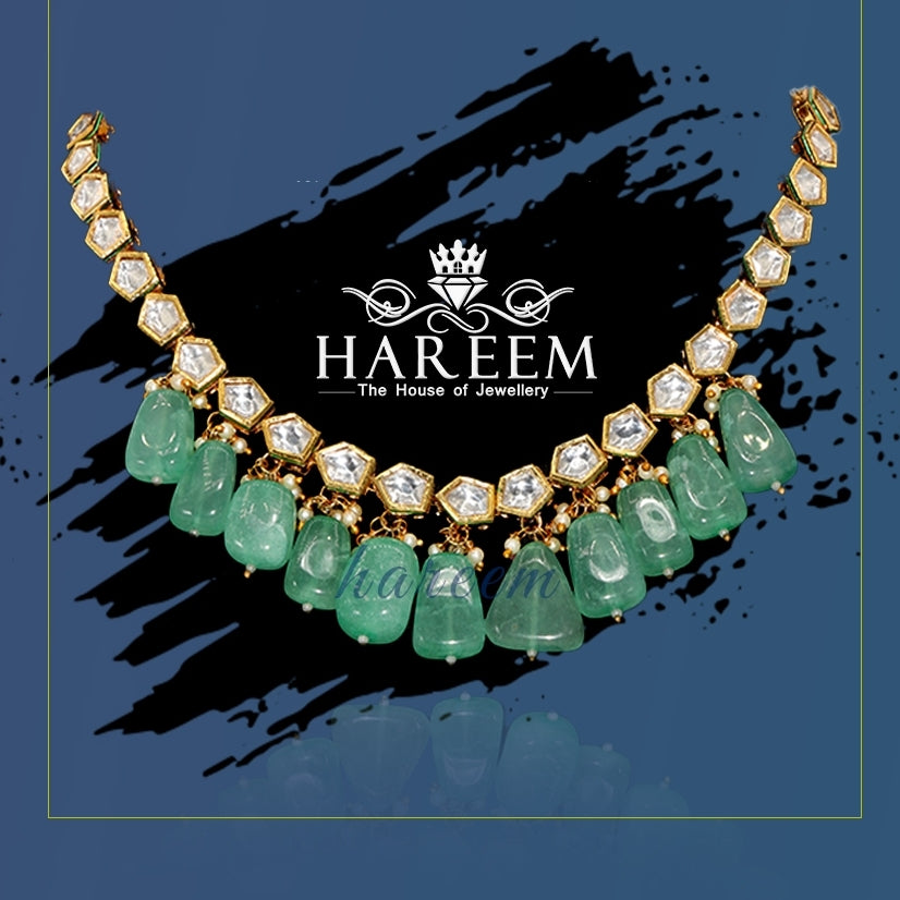 Zuria Jaipuri Kundan Set
