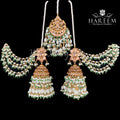Samreen Earrings Tika Combo- Gold