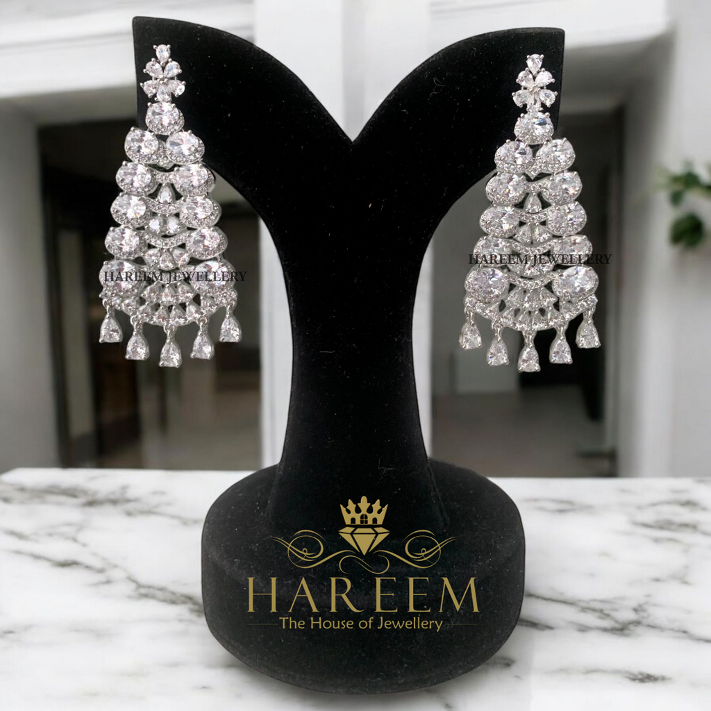 3 Layer flower Dimonte Necklace Set