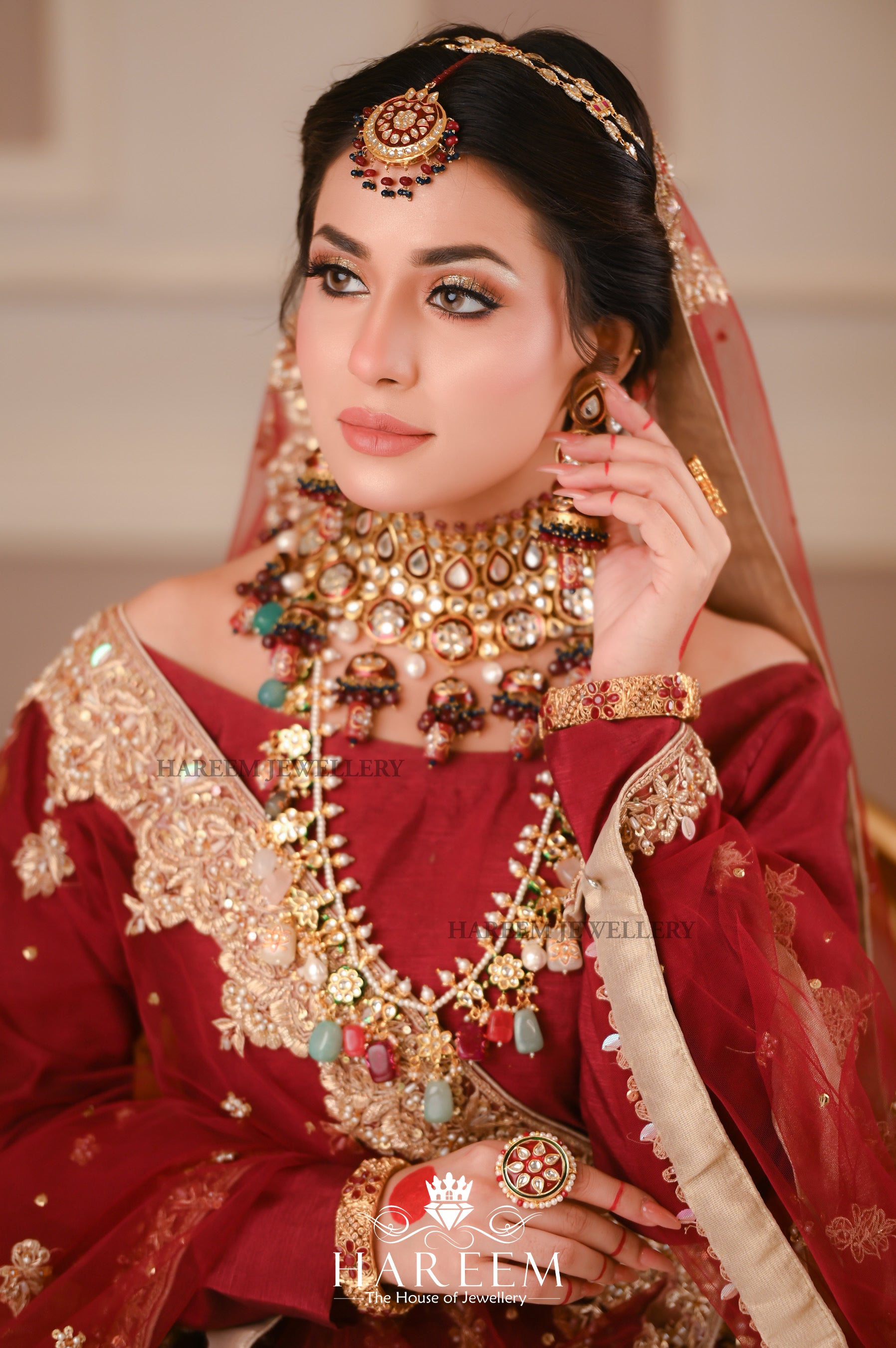 Nisha - Handmade bridal Deluxe set Get the look