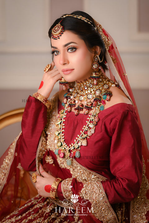 Nisha - Handmade bridal Deluxe set Get the look