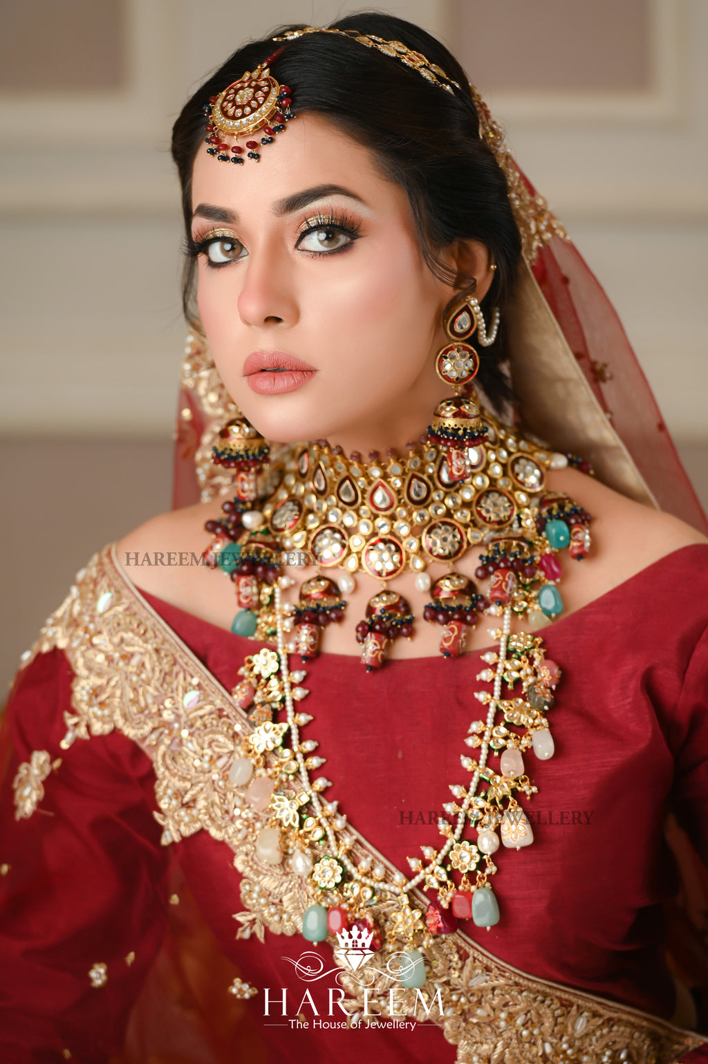 Nisha - Handmade bridal Deluxe set Get the look