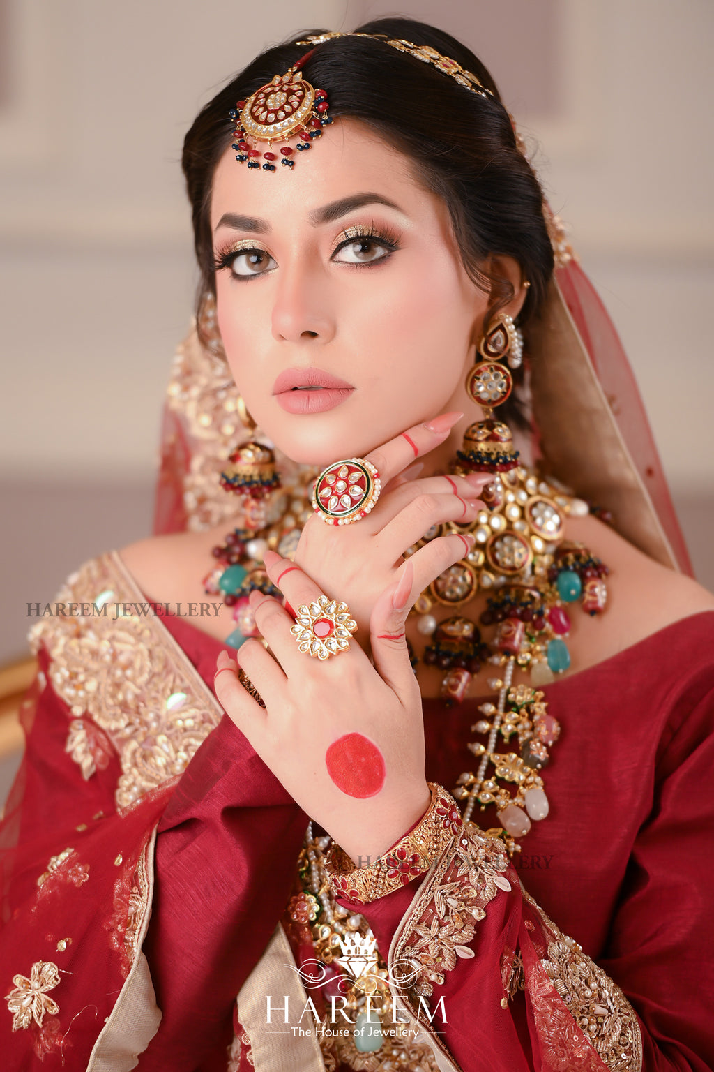Nisha - Handmade bridal Deluxe set Get the look