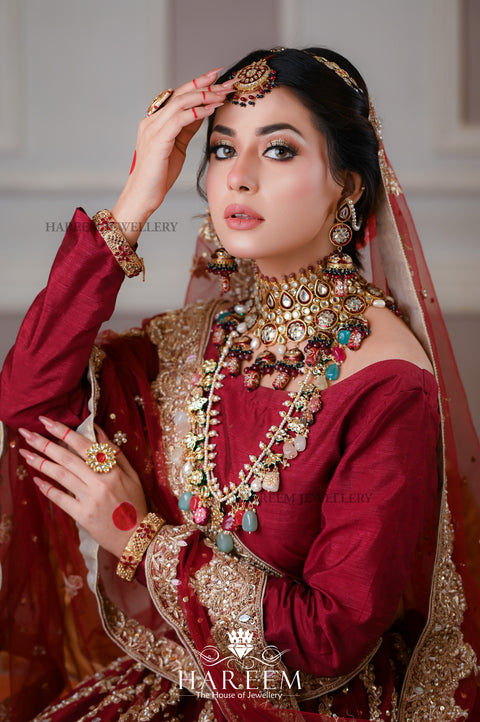 Nisha - Handmade bridal Deluxe set Get the look