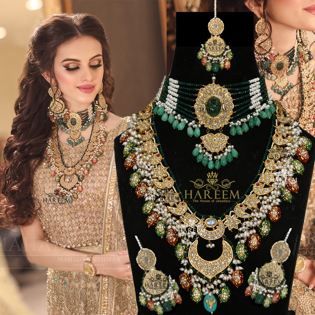 Tayaani Style- Thappa Deluxe Gold bridal set