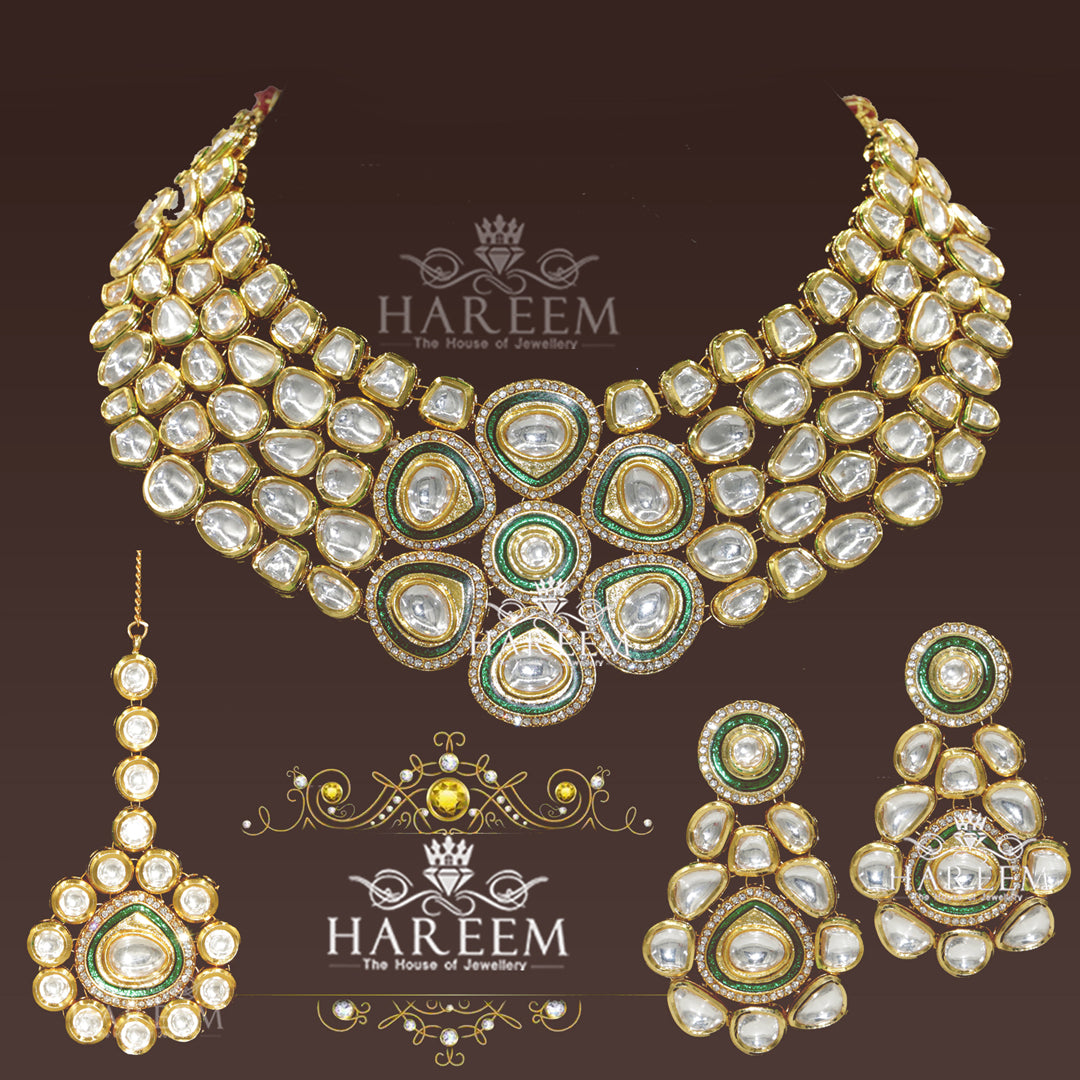 ambreen Jaipuri Kundan Set
