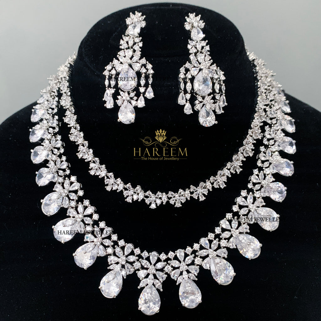 2 Layer Helena Dimonte Necklace Set