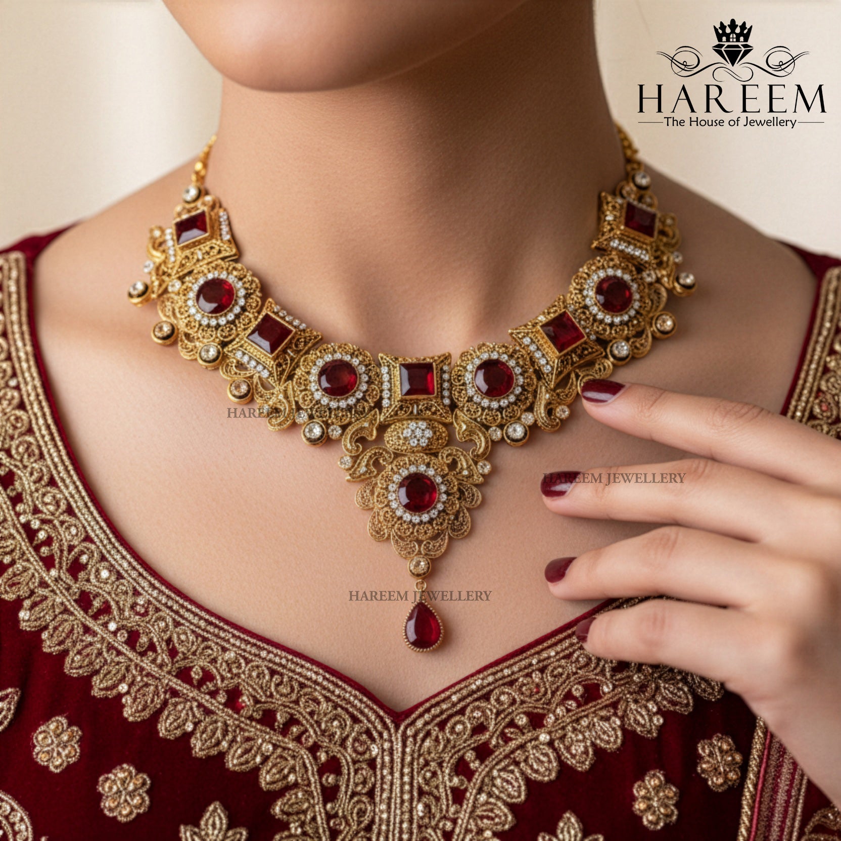 Saba Gold Plated Set