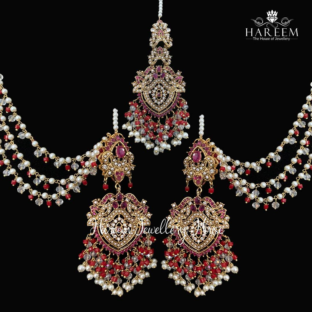 Kanwal Earrings Tika Combo