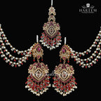 Kanwal Earrings Tika Combo
