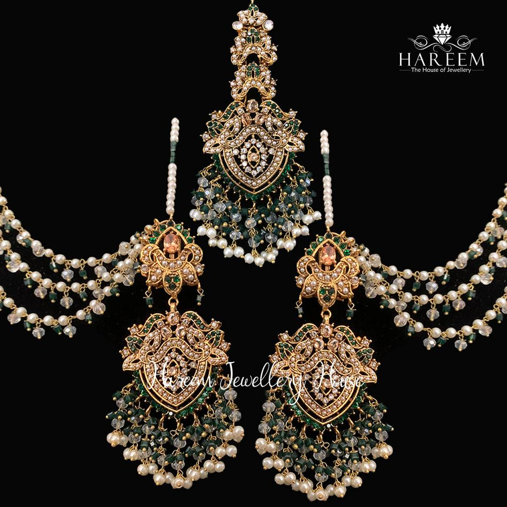 Kanwal Earrings Tika Combo