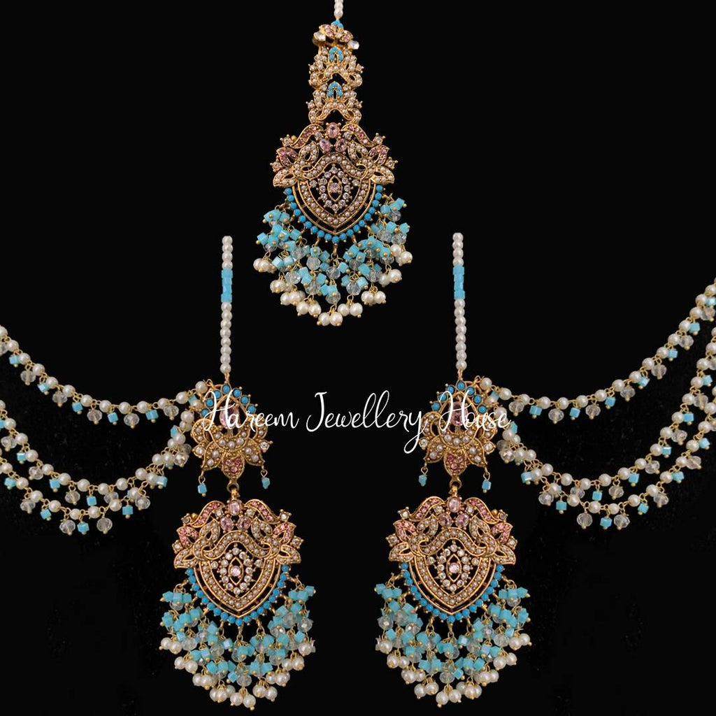 Kanwal Earrings Tika Combo
