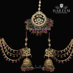 Nehaal Earrings Tika Combo