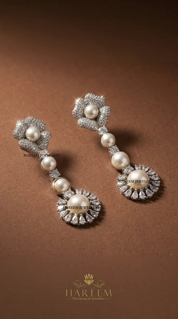 Rosy diamond style Set