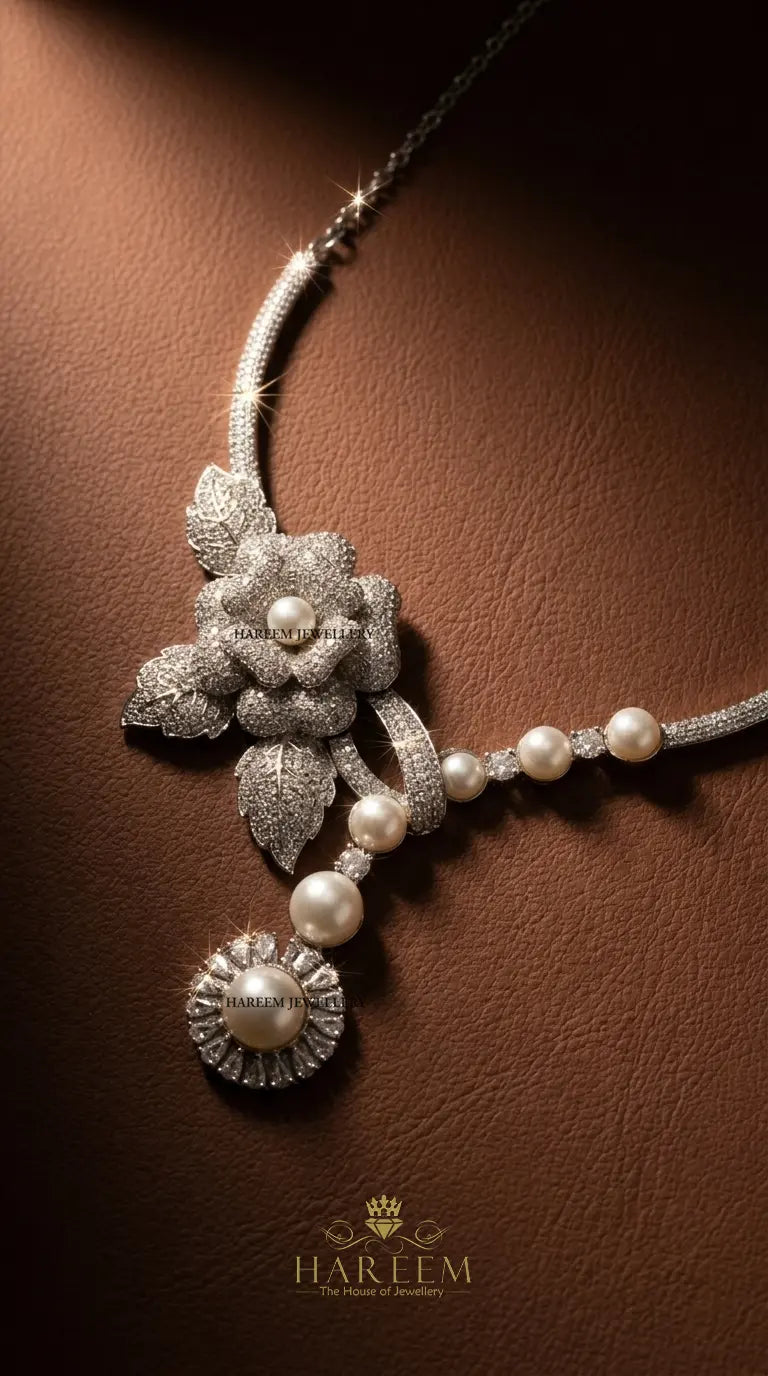 Rosy diamond style Set