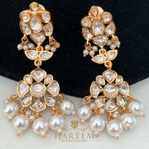 Hayah Polki mossanite Set