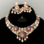 Rekha Polki Set - Ruby Gold