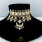 Shazma Silver Foil Chokar set