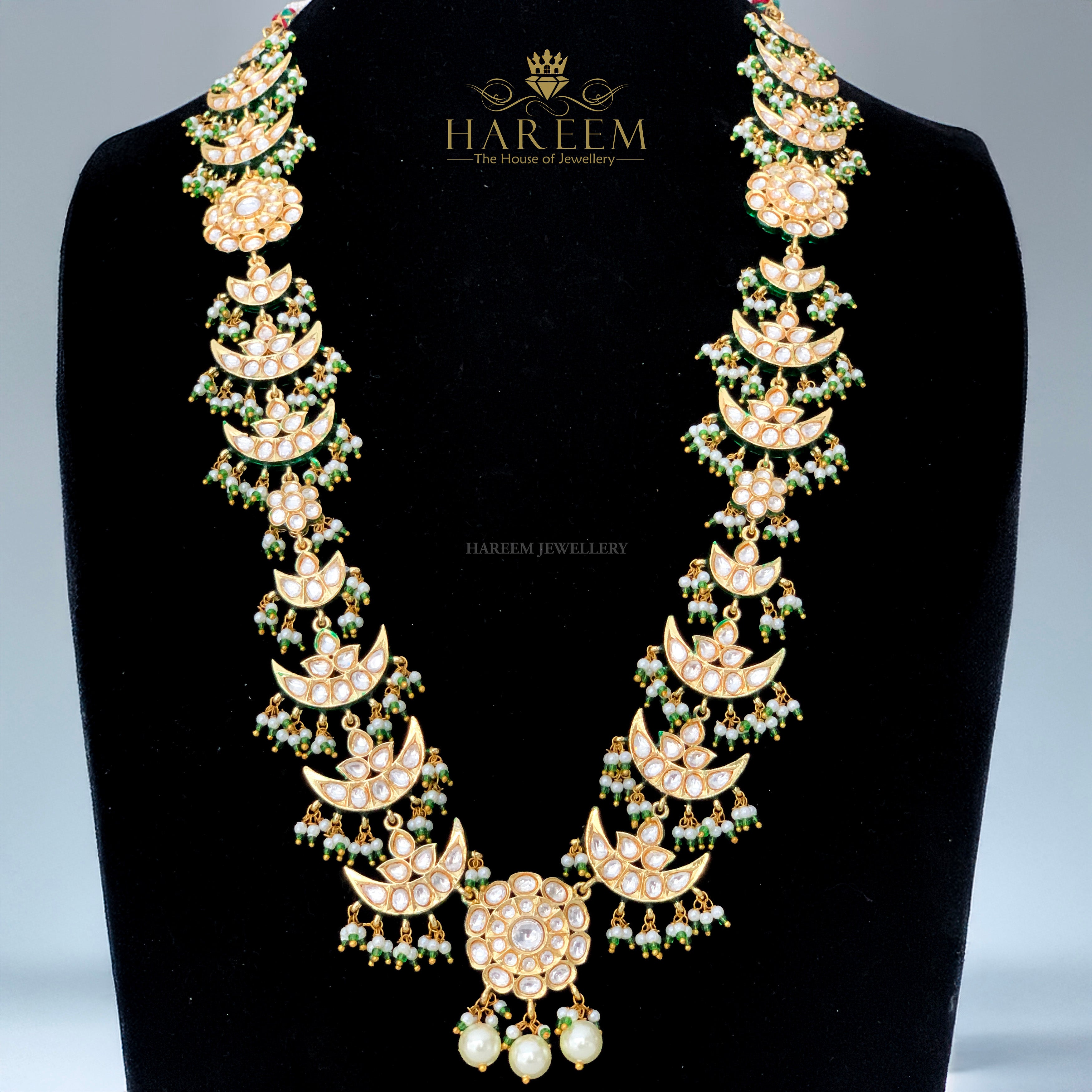 Zoe long Mala Kundan Set