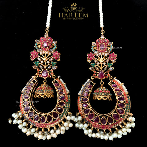 Sadaat Earrings multi