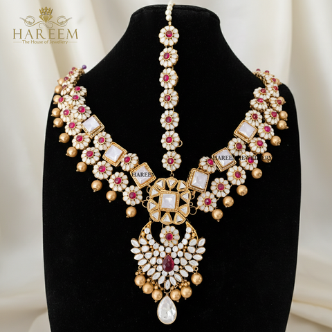 Royal Paro Polki sheeshpati