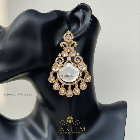 Peachy Rose Danglers