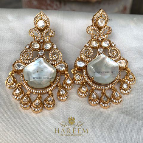 Peachy Rose Danglers