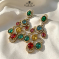 Shanaya Multi Stone Dangler