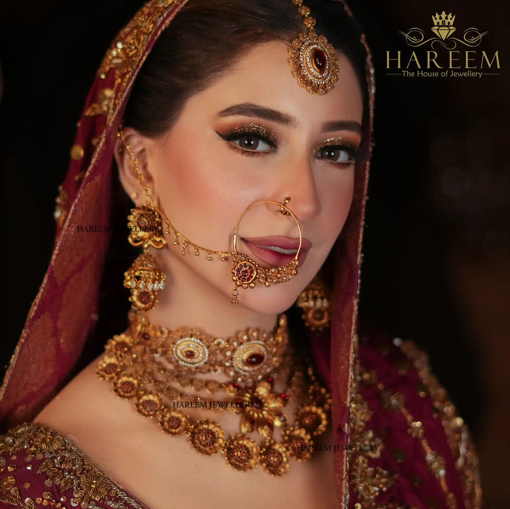 Rabail gold platted Nosering