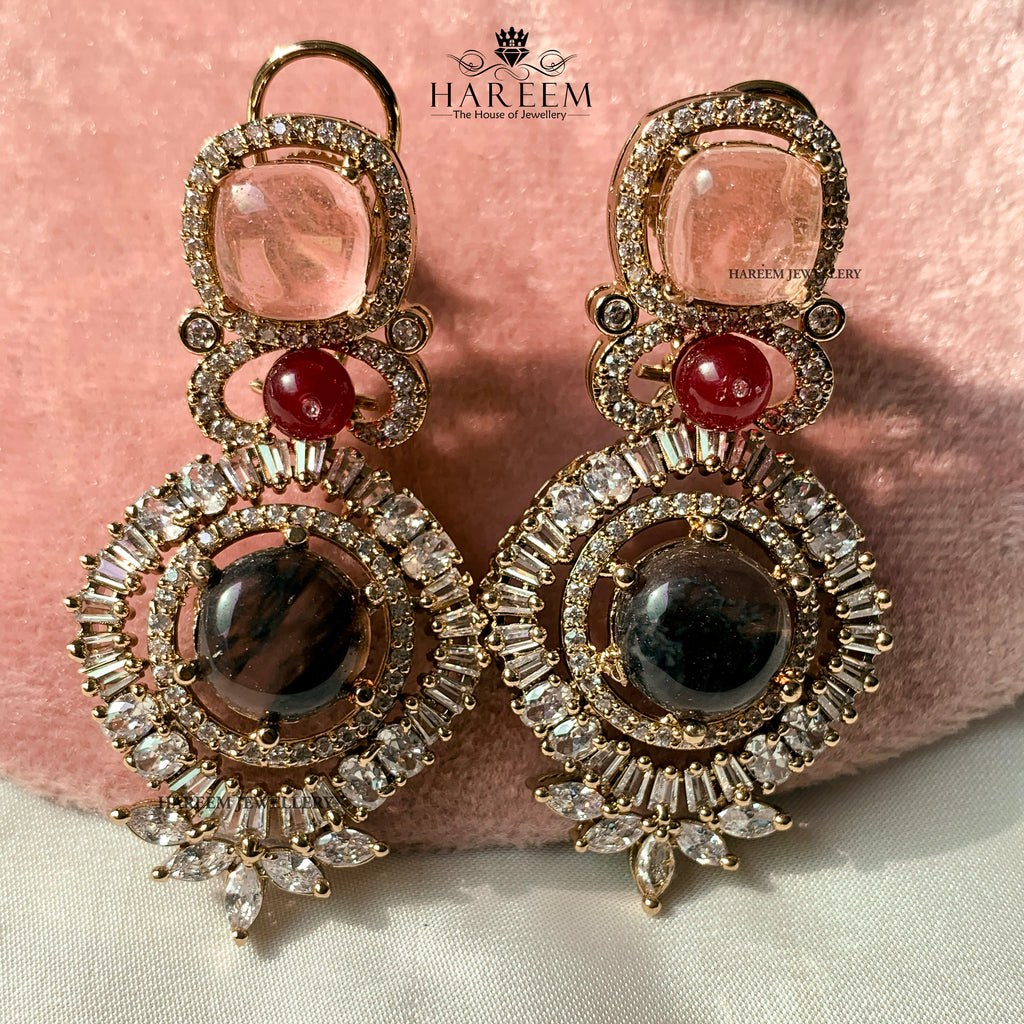 Aasha Multi Gemstone set