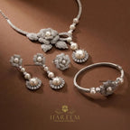Rosy diamond style Set