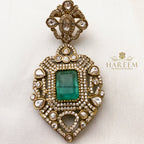 Kanchan Dublet stone Polki set