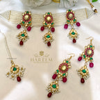Nilofer Silver Foil Chokar set