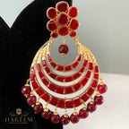 Sookaina Chand Baly Earrings and Tika Combo