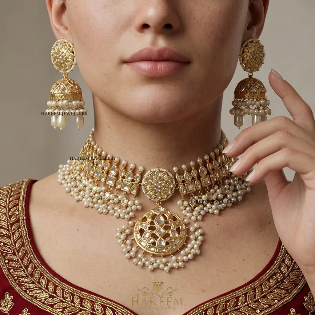 Nusrat - Thappa Kundan Set