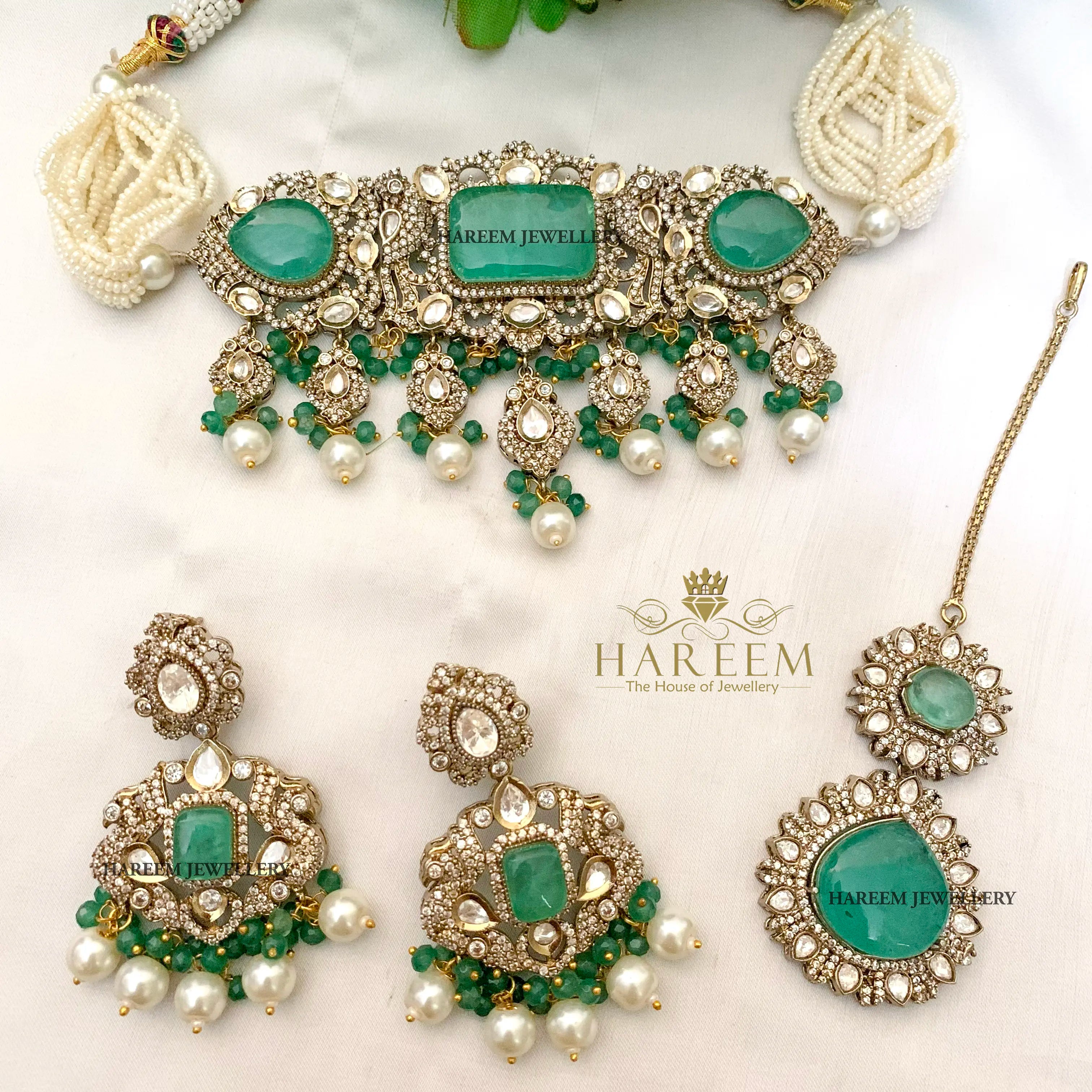 Aliya Dublet stone Mossanite set