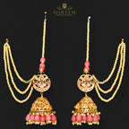 Beena Gold Platted Traditional Set