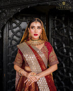 Malaika Gold platted Bridal Set